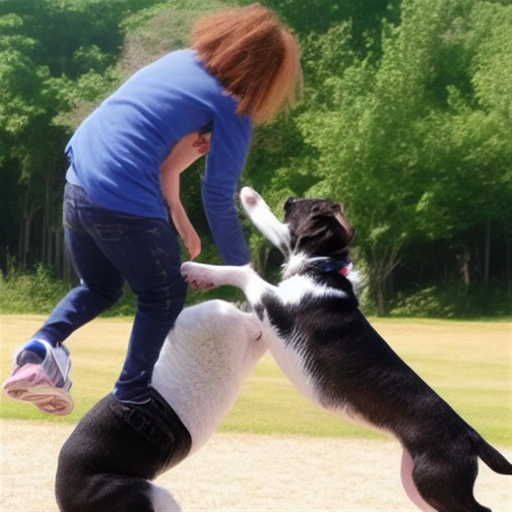Jak powstrzymać psa przed skakaniem na ludzi i psy
